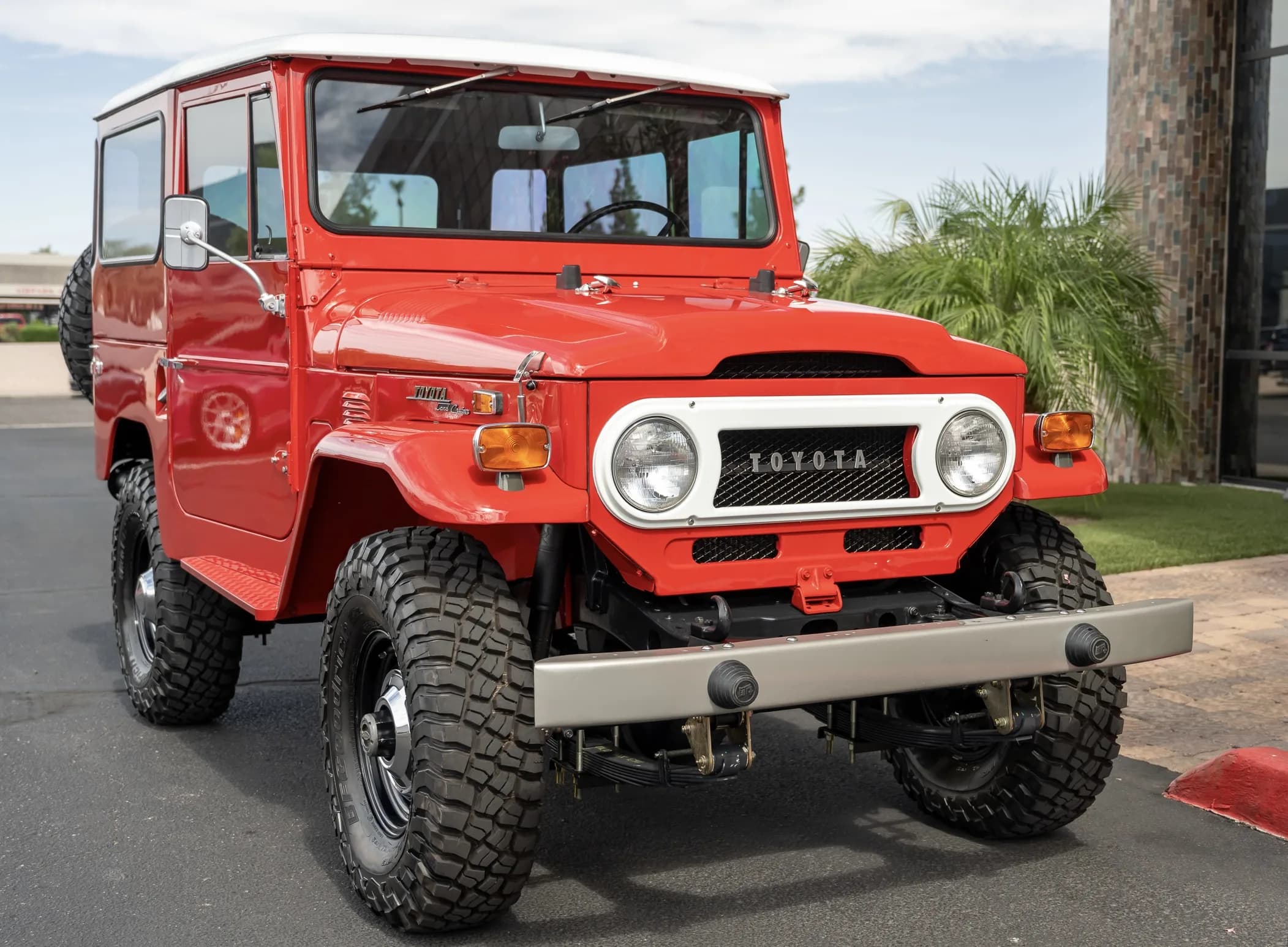 1972 Toyota Land Cruiser FJ40 sweepstakes prize vehicle